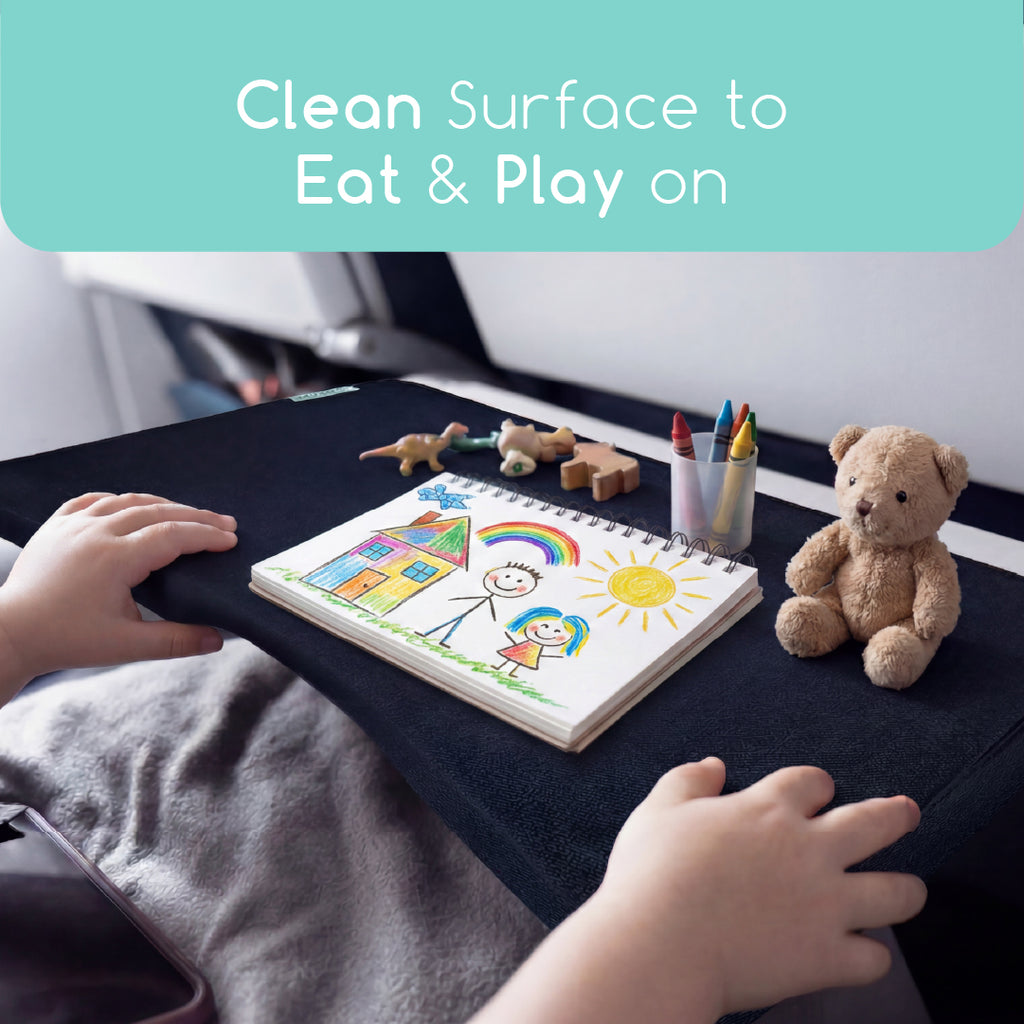 Tray Table Cover with Pocket Organiser