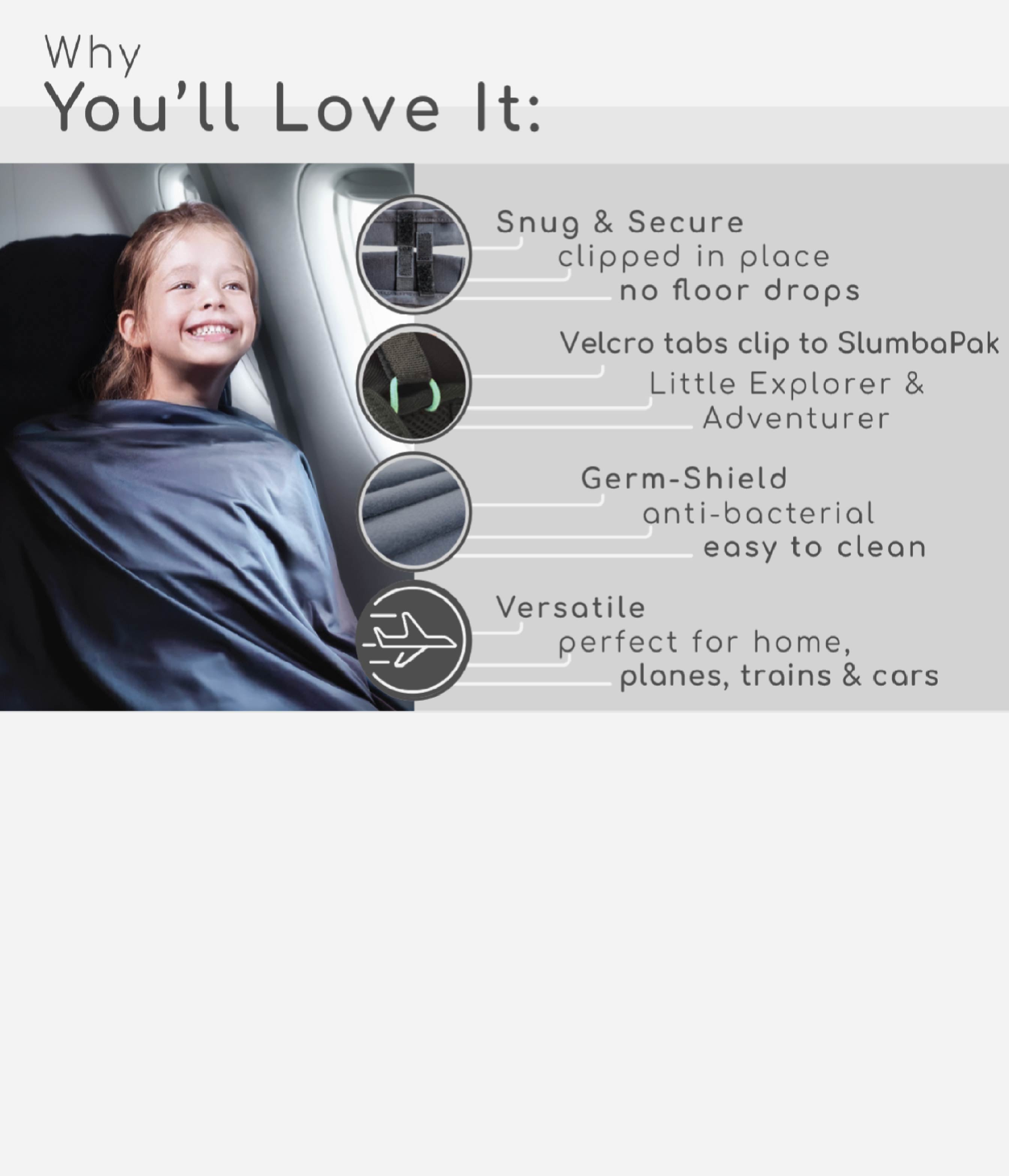 Travel Blanket with Carry Bag - SlumbaPak